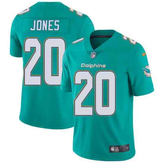 Nike Dolphins #20 Reshad Jones Aqua Green Team Color Mens Stitched NFL Vapor Untouchable Limited Jersey